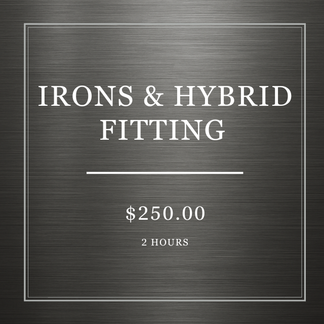 Irons & Hybrids Fitting - Jeff Shuster Golf