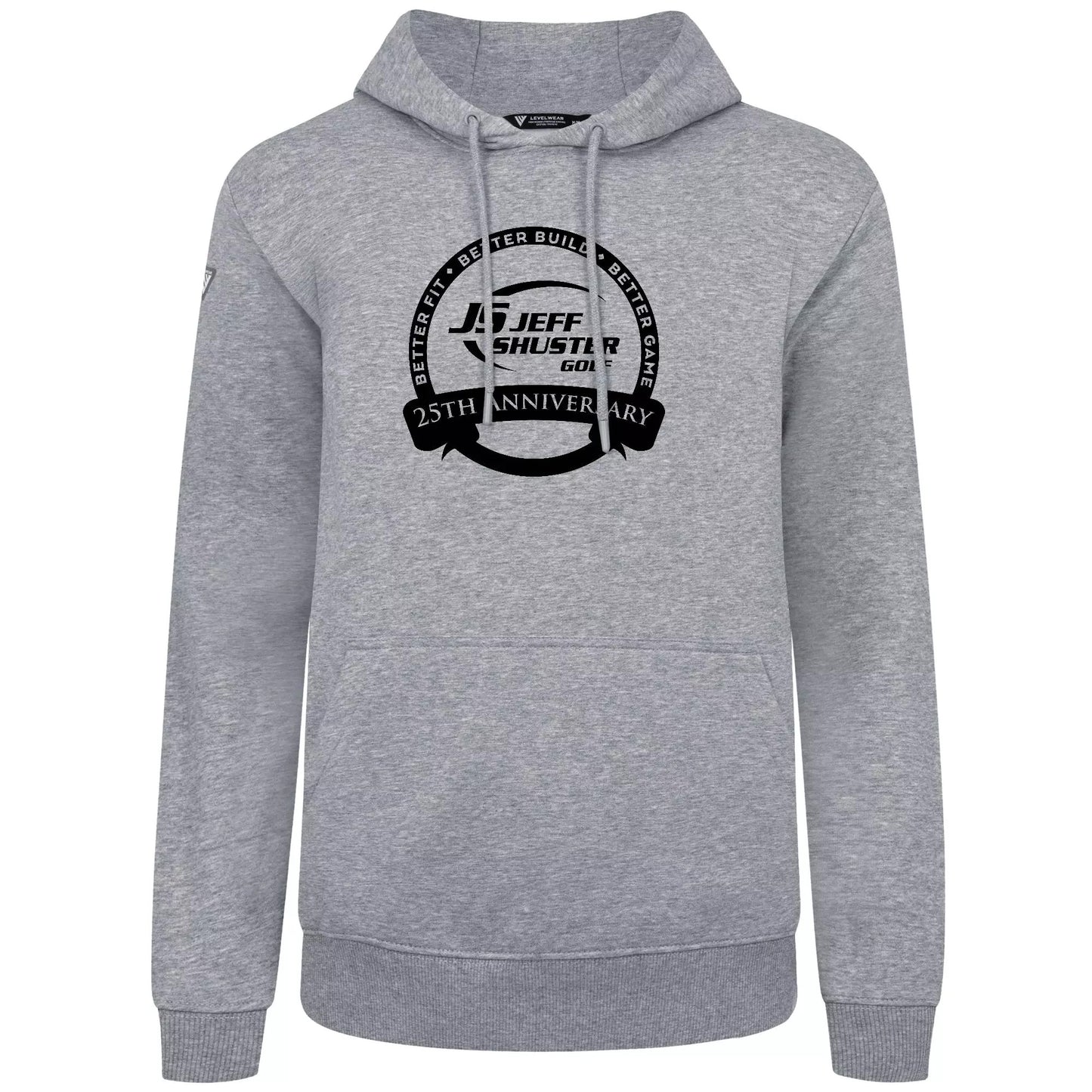 Jeff Shuster Golf Hoodie - Heather Pebble - Jeff Shuster Golf
