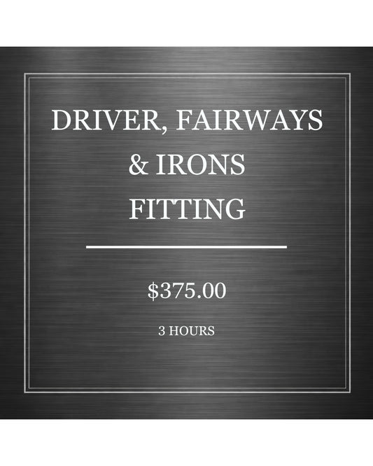 Driver Fairways & Irons Fitting - Jeff Shuster Golf