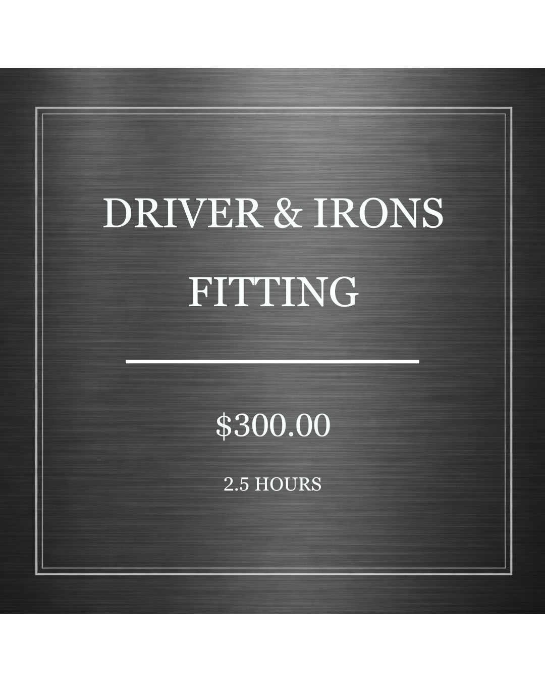 Driver & Irons Fitting - Jeff Shuster Golf