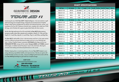 Graphite Design  - Tour AD F1 - Jeff Shuster Golf