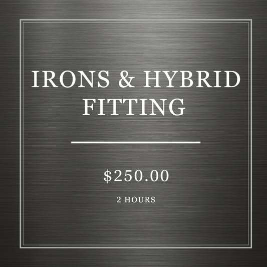 Giftcard - Irons & Hybrids Fitting - Jeff Shuster Golf