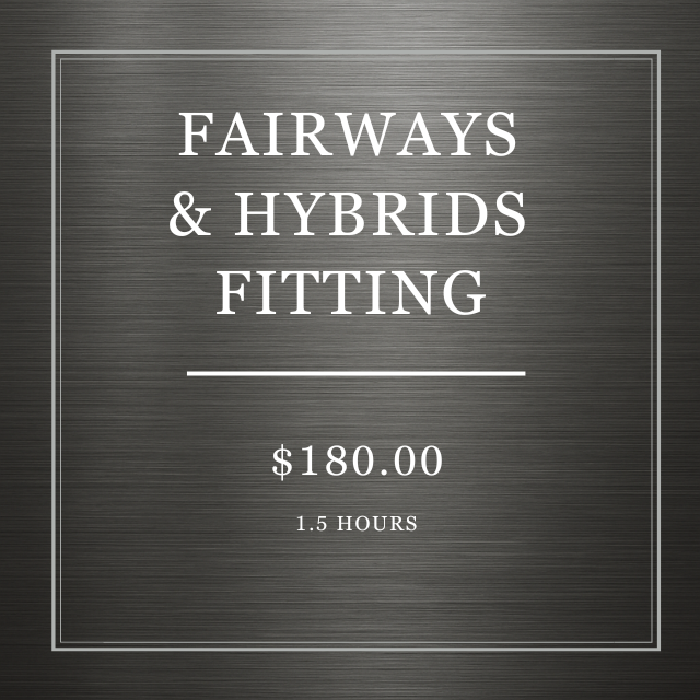 Fairways & Hybrids Fitting - Jeff Shuster Golf