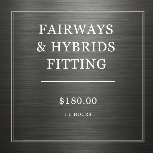 Giftcard - Fairways & Hybrids Fitting - Jeff Shuster Golf